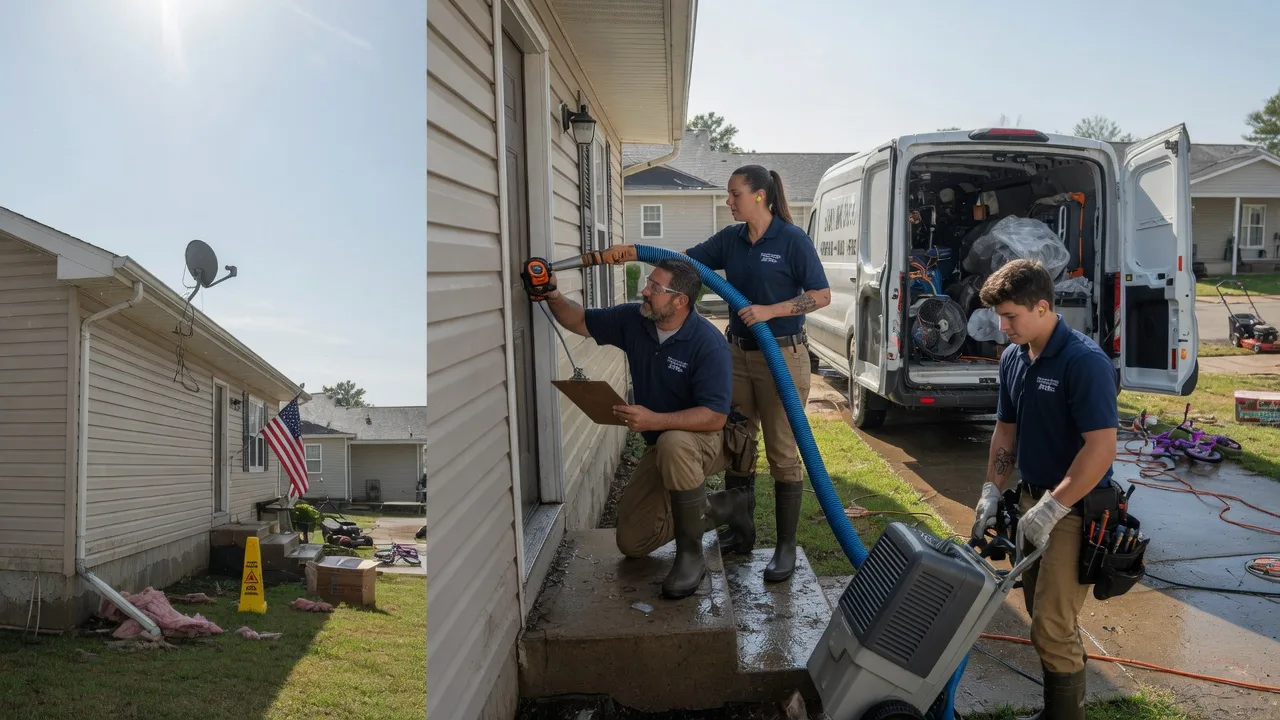 Ceiling Water Damage Restoration in Saint Donatus, IA near me